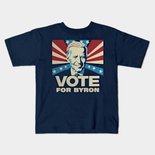 Vote for Joe Byron President Kids T-Shirt